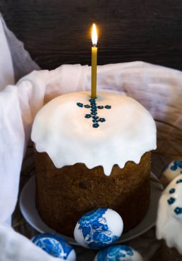 Paskalya kek (Geleneksel pişirme Paskalya, Paskalya sepeti)