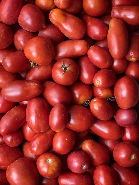 Vermelho Tomate Fundo Foto Comida — Fotografia de Stock