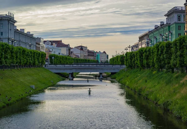 Kazan. Bulak Nehri. Nehir manzarası güzelmiş..