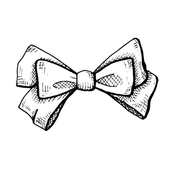 beyaz bir arka plan üzerinde bir yay kroki