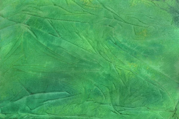 Çizgilerle yeşil soyut suluboya arka plan.