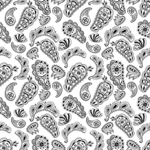 Dikişsiz desen 'salatalık'. Beyaz arka planda siyah kontur