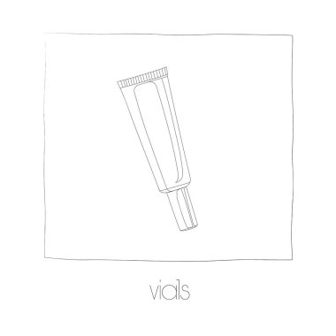 Göz kapağı kremi beyaz arka planda bir çerçevede