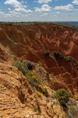 Ponton de la Oliva Badlands, Madrid, İspanya