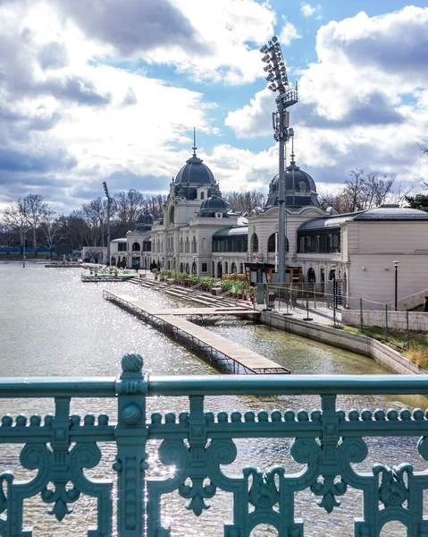 Budapeşte 'deki ana şehir parkı, Macaristan. — Stok fotoğraf