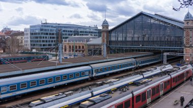 Budapeşte Macaristan 03 15 2019 Budapeşte batı tren istasyonu