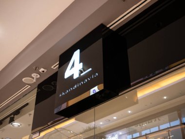 Gyor Hungary 05 12 2019 girişin üstünde 4 skandinavia logosu