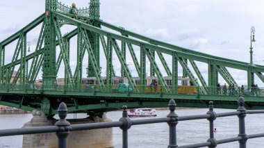 Budapeşte, Macaristan'da Liberty Bridge detayı