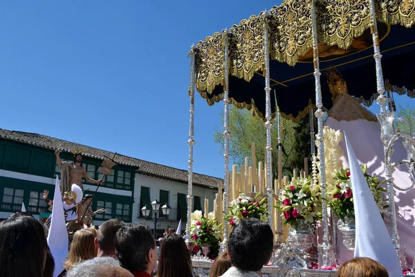 Incontro della Vergine Maria e Cristo in processione — Foto Stock