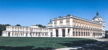 Aranjuez, İspanya - 23 Ağustos 2015 Aranjuez Kraliyet Sarayı