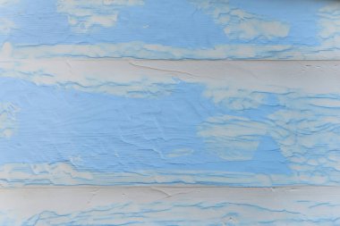 Mavi ahşap duvar boşa