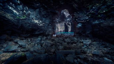 Hellnar İzlanda'daki Snaefellsnes Yarımadası, yakınındaki martılar 