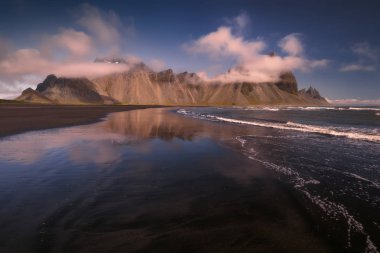 Vestrahorn Stokksnes bla ile İzlanda'nın Güney Doğu'monte