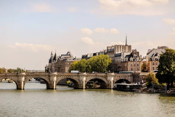 Río Sena París — Foto de Stock