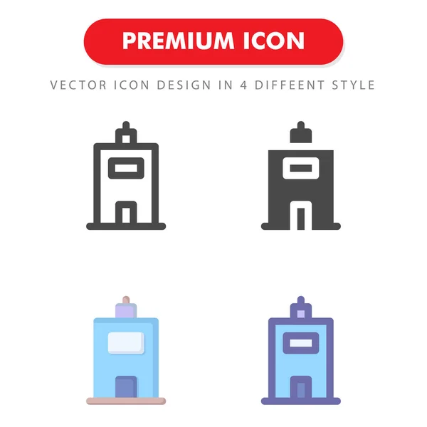 Hotel Icon Pack Isoliert Auf Weißem Hintergrund Für Ihr Websitedesign — Stockvektor
