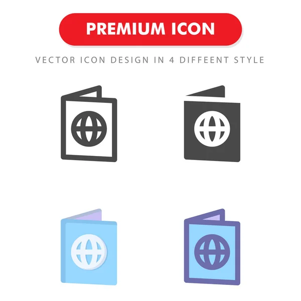 Reiseführer Icon Pack Isoliert Auf Weißem Hintergrund Für Ihr Websitedesign — Stockvektor