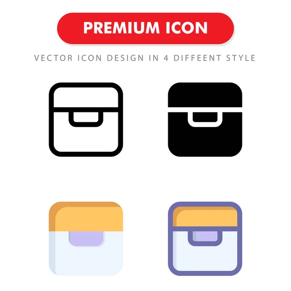 Airpods Icon Pack Isolated White Background Your Web Site Design — Stock Vector