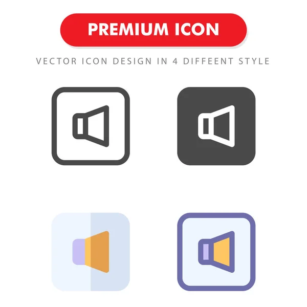 Sound Icon Pack Isoliert Auf Weißem Hintergrund Für Ihr Websitedesign — Stockvektor