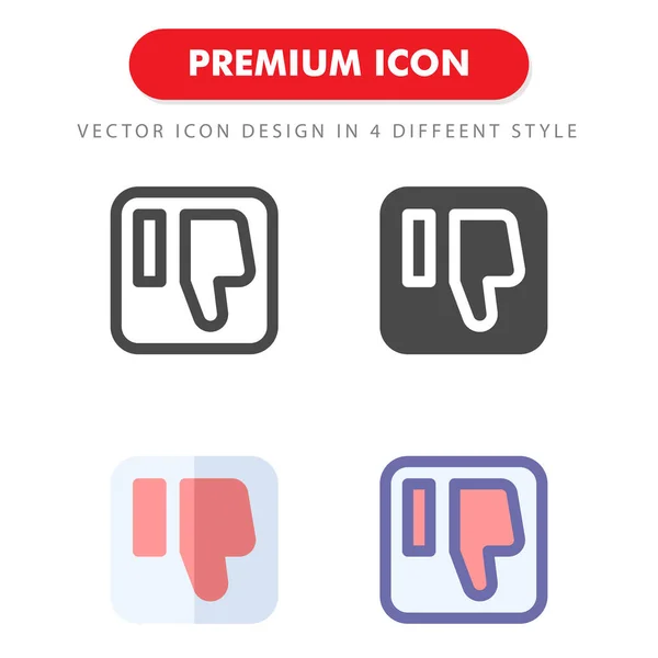 Ogillar Ikon Pack Isolerad Vit Bakgrund För Din Webbplats Design — Stock vektor