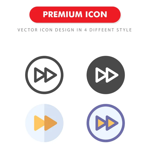 Nächstes Icon Pack Isoliert Auf Weißem Hintergrund Für Ihr Websitedesign — Stockvektor