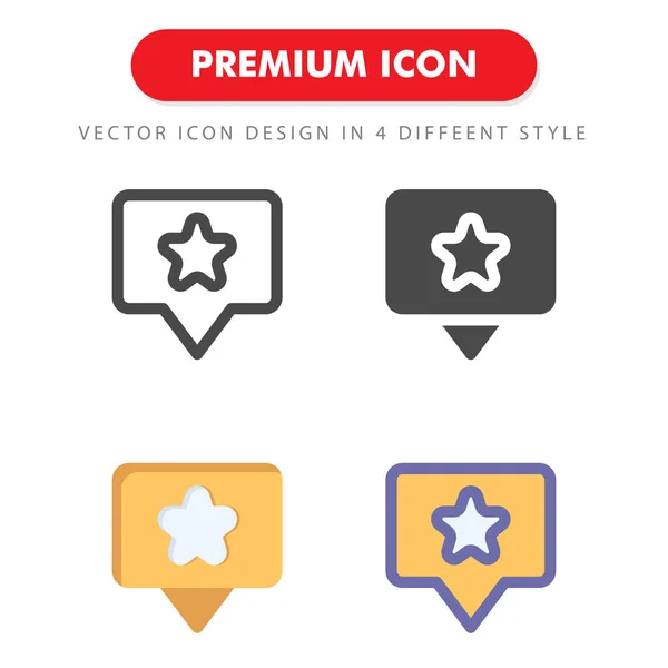 Favorit Ikon Pack Isolerad Vit Bakgrund För Din Webbplats Design — Stock vektor