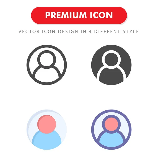 Användarikon Pack Isolerad Vit Bakgrund För Din Webbplats Design Logotyp — Stock vektor