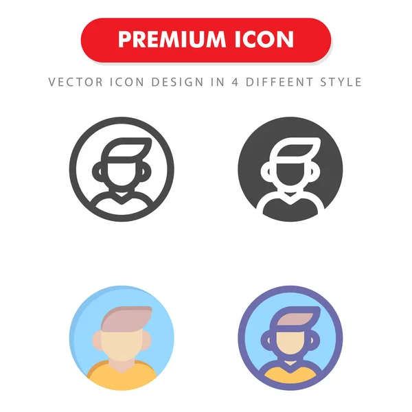 Avatar Icon Pack Isoliert Auf Weißem Hintergrund Für Ihr Websitedesign — Stockvektor