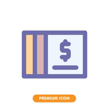 Beyaz arkaplanda izole edilmiş simgeyi kontrol et. Web sitesi tasarımın için, logo, uygulama, UI. Vektör grafik çizimi ve düzenlenebilir felç. EPS 10.
