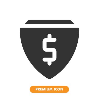 Beyaz arkaplanda kalkan simgesi izole edildi. Web sitesi tasarımın için, logo, uygulama, UI. Vektör grafik çizimi ve düzenlenebilir felç. EPS 10.