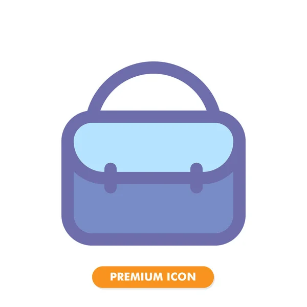 Aktenkoffer Symbol Isoliert Auf Weißem Hintergrund Für Ihr Websitedesign Logo — Stockvektor