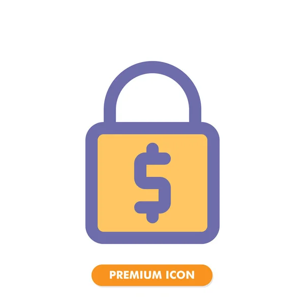 Иконка Безопасной Транзакции Изолирована Белом Фоне Дизайна Вашего Сайта Логотипа — стоковый вектор