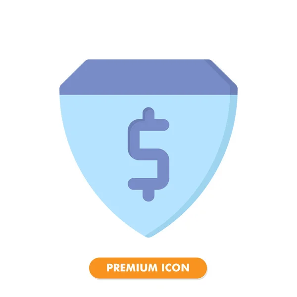 Beyaz arkaplanda kalkan simgesi izole edildi. Web sitesi tasarımın için, logo, uygulama, UI. Vektör grafik çizimi ve düzenlenebilir felç. EPS 10.