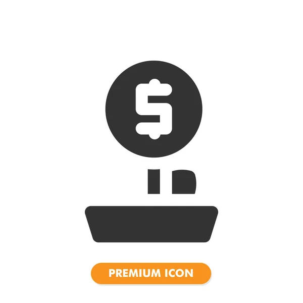 Инвестиционный Значок Выделен Белом Фоне Дизайна Вашего Сайта Логотипа Приложения — стоковый вектор