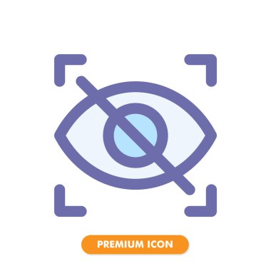 Beyaz arkaplanda izole edilmiş görüntü simgesi yok. Web sitesi tasarımın için, logo, uygulama, UI. Vektör grafik çizimi ve düzenlenebilir felç. EPS 10.