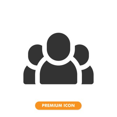 izleyici simgesi beyaz arkaplanda izole edildi. Web sitesi tasarımın için, logo, uygulama, UI. Vektör grafik çizimi ve düzenlenebilir felç. EPS 10.