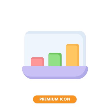 Grafik simgesi beyaz arkaplanda izole edildi. Web sitesi tasarımın için, logo, uygulama, UI. Vektör grafik çizimi ve düzenlenebilir felç. EPS 10.