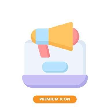 Pazarlama simgesi paketi beyaz arkaplanda izole edildi. Web sitesi tasarımın için, logo, uygulama, UI. Vektör grafik çizimi ve düzenlenebilir felç. EPS 10.