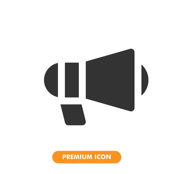 Pakiet Ikon Megafonu Izolowany Białym Tle Projekt Strony Internetowej Logo — Wektor stockowy