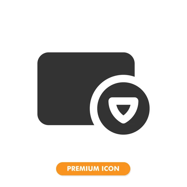 Защита Иконка Пакет Изолирован Белом Фоне Дизайна Вашего Сайта Логотипа — стоковый вектор