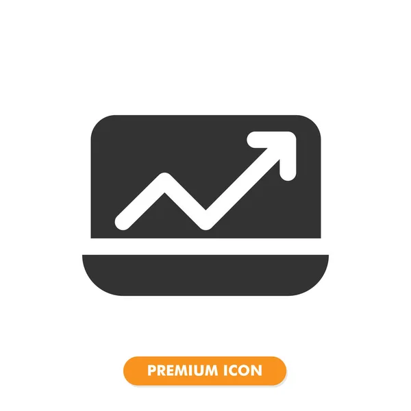 Pack Icône Croissance Isolé Sur Fond Blanc Pour Conception Votre — Image vectorielle