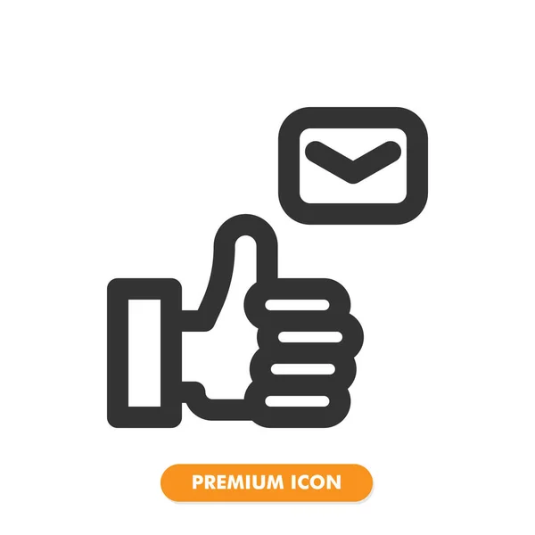 Post Ikonpakke Isolert Hvit Bakgrunn Nettstedets Design Logo App Illustrasjon – stockvektor