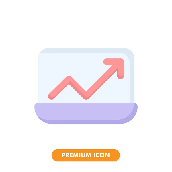 Pack Icône Croissance Isolé Sur Fond Blanc Pour Conception Votre — Image vectorielle