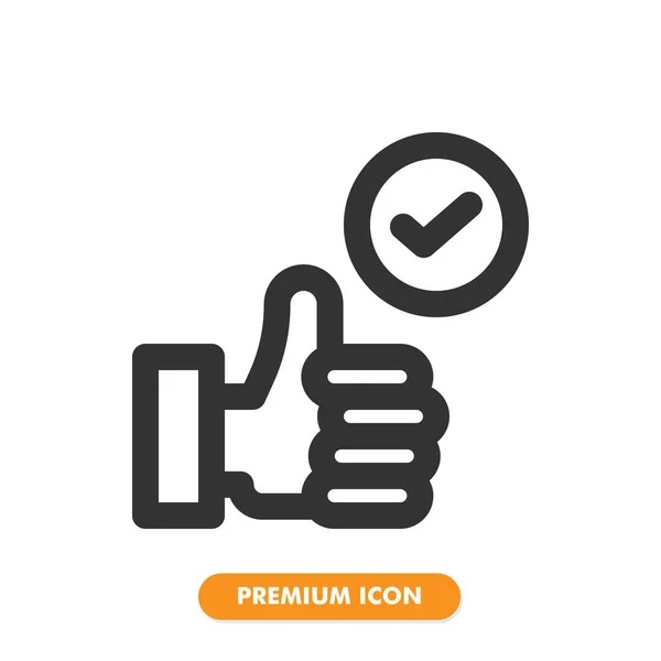 Accepteren Pictogram Pack Geïsoleerd Witte Achtergrond Voor Website Ontwerp Logo — Stockvector