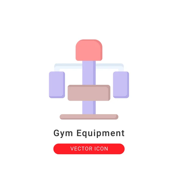 Icône Équipement Fitness Dans Style Plat Pour Conception Logo Votre — Image vectorielle