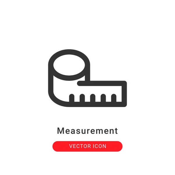 Messsymbole Umrissstil Für Ihr Website Design Und Logo Vektorgrafik Illustration — Stockvektor