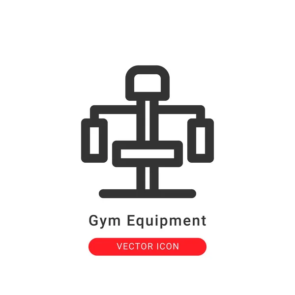 Ícone Equipamento Fitness Estilo Esboço Para Design Logotipo Seu Site —  Vetores de Stock