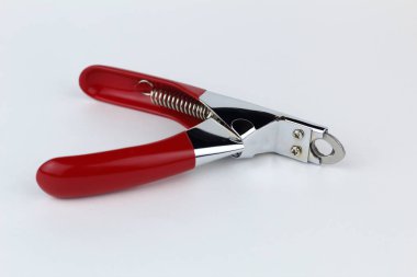 Trtool kırmızı handles.imming ile süsleme pençeleri evde beslenen hayvan paslanmaz çelik için araç Kırmızı saplı ile evde beslenen hayvan paslanmaz çelik pençeleri.