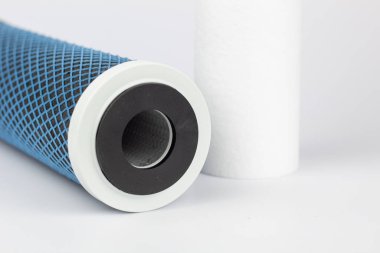 İçme suyu arıtma, ekoloji ve su kirliliği için yedek kartuşlar.