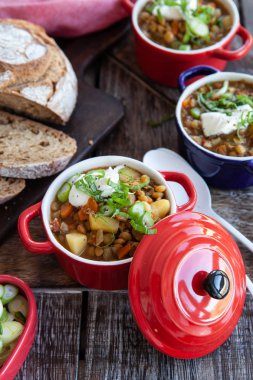 Tuzlu mercimek çorbası