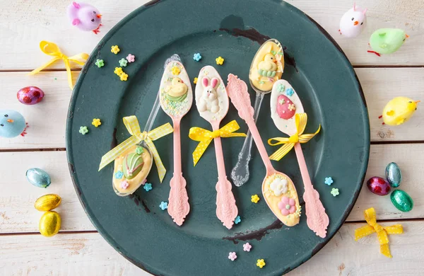 Kolorowe cukierki Wielkanoc — Zdjęcie stockowe